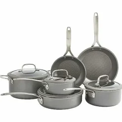 Food Network 10-Pc. Textured Titanium Nonstick Cookware Set