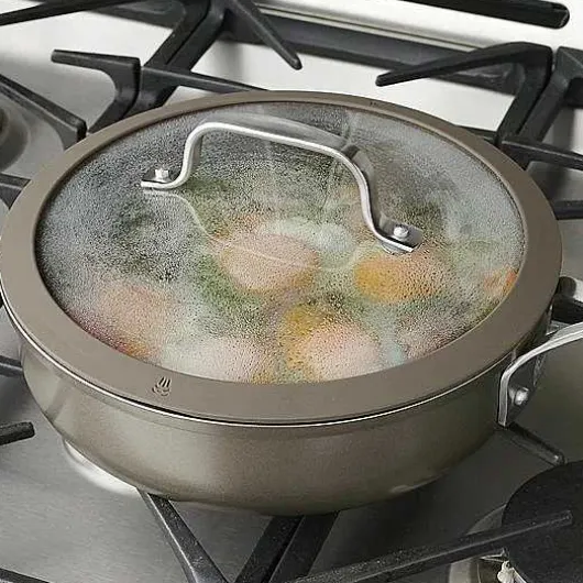 Food Network 14-Pc. Textured Titanium Nonstick Cookware Set