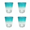 Food Network 4-Pc. Turquoise Ombre Acrylic Double Old-Fashioned Glass Set