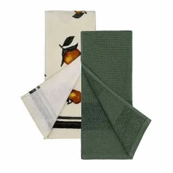Food Network Pear Oil Painting Kitchen Towel 2-Pk.