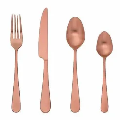 Food Network 16-Piece Classic Copper Flatware Set