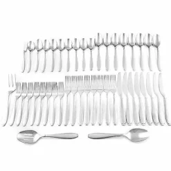 Food Network 45-Piece Eucalyptus Flatware Set