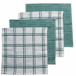 Food Network Plaid Dishcloth 4-Pk.