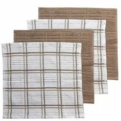 Food Network Plaid Dishcloth 4-Pk.