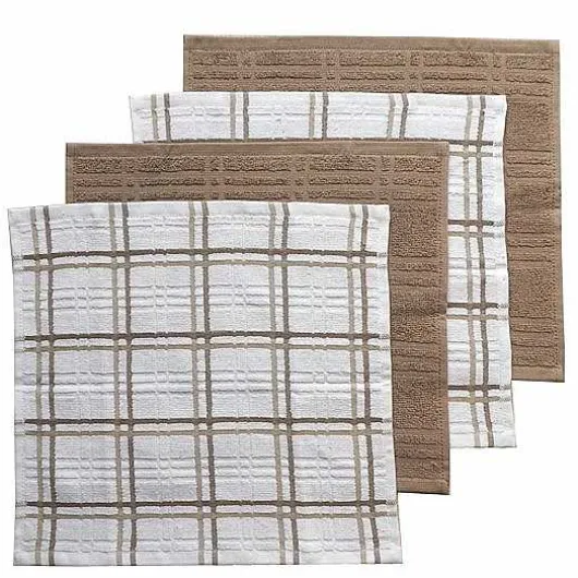 Food Network Plaid Dishcloth 4-Pk.