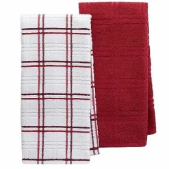 Food Network Plaid Kitchen Towel 2-Pack