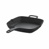 Food Network Pre-Seasoned Cast-Iron 11 Square Skillet With Helper Handle
