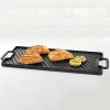 Food Network Pre-Seasoned Cast-Iron Reversible Grill