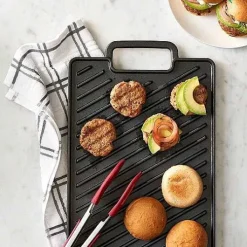 Food Network Pre-Seasoned Cast-Iron Reversible Grill