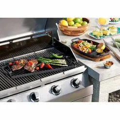 Food Network Pre-Seasoned Cast-Iron Reversible Grill