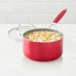 Food Network 2.5-Qt. Ceramic Saucepan With Lid