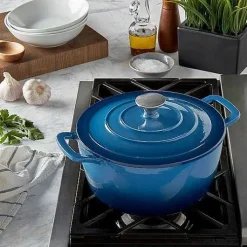 Food Network 5-Qt. Enameled Cast-Iron Dutch Oven