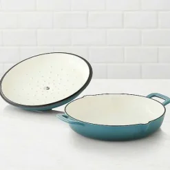 Food Network 3.5-Qt. Enameled Cast-Iron Braiser With Lid