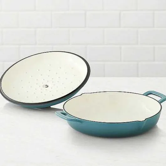 Food Network 3.5-Qt. Enameled Cast-Iron Braiser With Lid