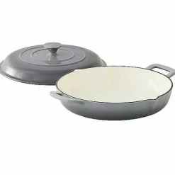 Food Network 3.5-Qt. Enameled Cast-Iron Braiser With Lid