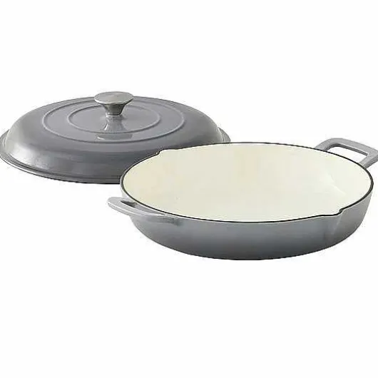 Food Network 3.5-Qt. Enameled Cast-Iron Braiser With Lid
