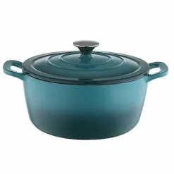 Food Network 3.5-Qt. Ombre Enameled Cast-Iron Dutch Oven