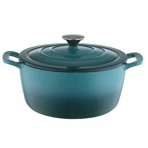 Food Network 3.5-Qt. Ombre Enameled Cast-Iron Dutch Oven
