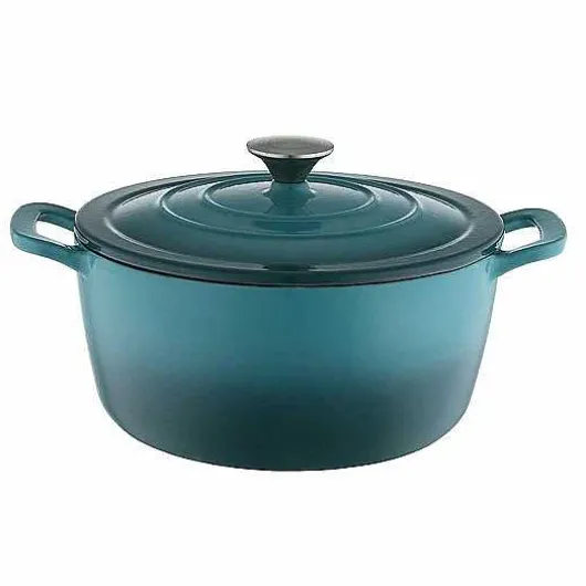 Food Network 3.5-Qt. Ombre Enameled Cast-Iron Dutch Oven