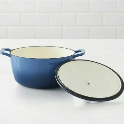Food Network 3.5-Qt. Ombre Enameled Cast-Iron Dutch Oven