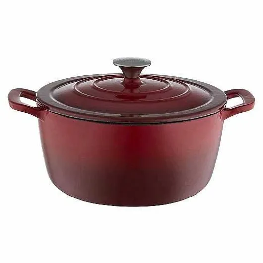Food Network 3.5-Qt. Ombre Enameled Cast-Iron Dutch Oven