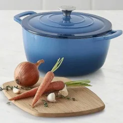 Food Network 3.5-Qt. Ombre Enameled Cast-Iron Dutch Oven