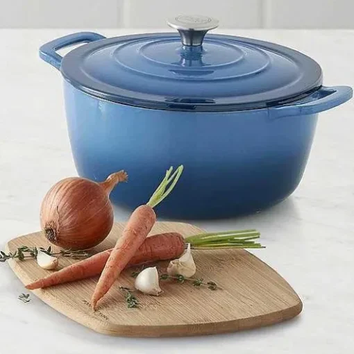 Food Network 3.5-Qt. Ombre Enameled Cast-Iron Dutch Oven