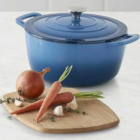 Food Network 3.5-Qt. Ombre Enameled Cast-Iron Dutch Oven