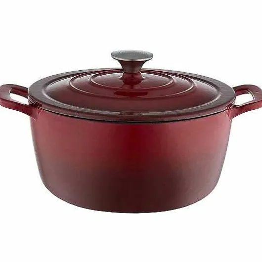 Food Network 7-Qt. Ombre Enameled Cast-Iron Dutch Oven