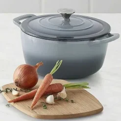Food Network 7-Qt. Ombre Enameled Cast-Iron Dutch Oven