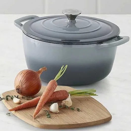 Food Network 7-Qt. Ombre Enameled Cast-Iron Dutch Oven