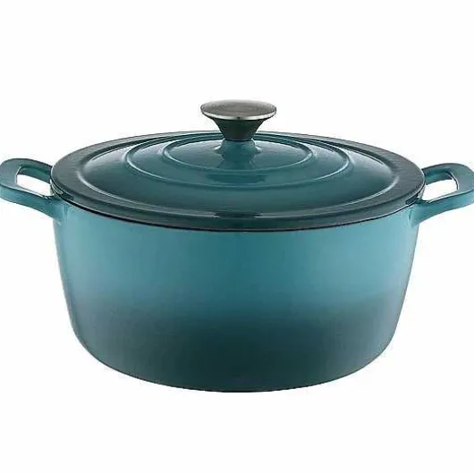 Food Network 7-Qt. Ombre Enameled Cast-Iron Dutch Oven