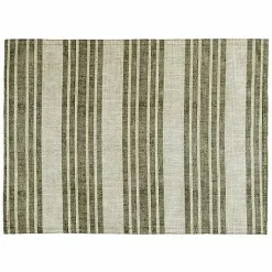 Food Network Reversible Khaki Leaves Stripe Placemat