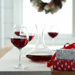Food Network Signature 4-Pc. Crystal Balloon Red Wine Glass Set