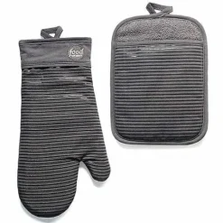 Food Network Silicone Oven Mitt & Pot Holder Set
