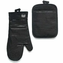 Food Network Silicone Oven Mitt & Pot Holder Set