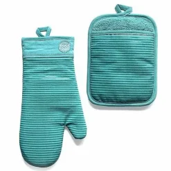Food Network Silicone Oven Mitt & Pot Holder Set