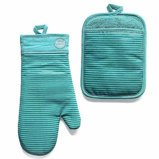 Food Network Silicone Oven Mitt & Pot Holder Set