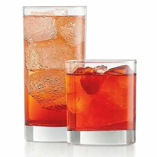 Food Network Sleek 16-Pc. Drinkware Set