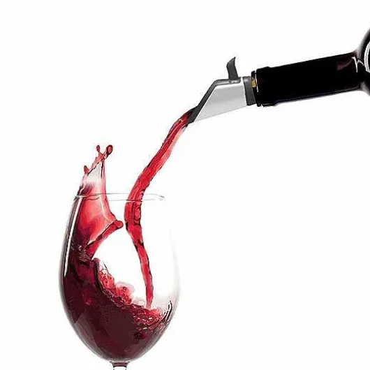 Food Network Stainless Steel Pourer & Stopper Set
