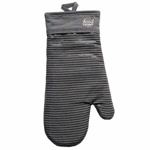 Food Network Stripe Silicone Oven Mitt