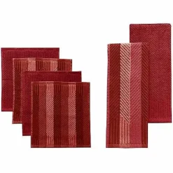 Food Network Striped Kitchen Towel & Dishcloth Multi-Pack