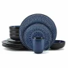 Food Network Tandoori Blue 16-Pc. Dinnerware Set