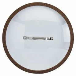 Food Network Textured Titanium 12-In. Nonstick Covered Deep Skillet