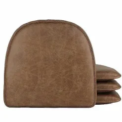 Food Network The Gripper Faux-Leather Chair Pad 4-Pk.