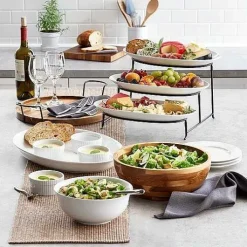 Food Network 3-Tier Plate Server
