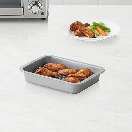 Food Network Toaster Oven Cake Pan & Rack Set