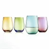 Food Network Tuscana 4-Pc. Stemless Wine Glass Set
