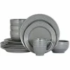 Food Network Valencia Gray 16-Pc. Dinnerware Set