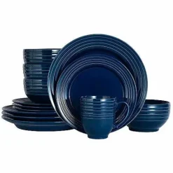 Food Network Valencia Indigo 16-Pc. Dinnerware Set